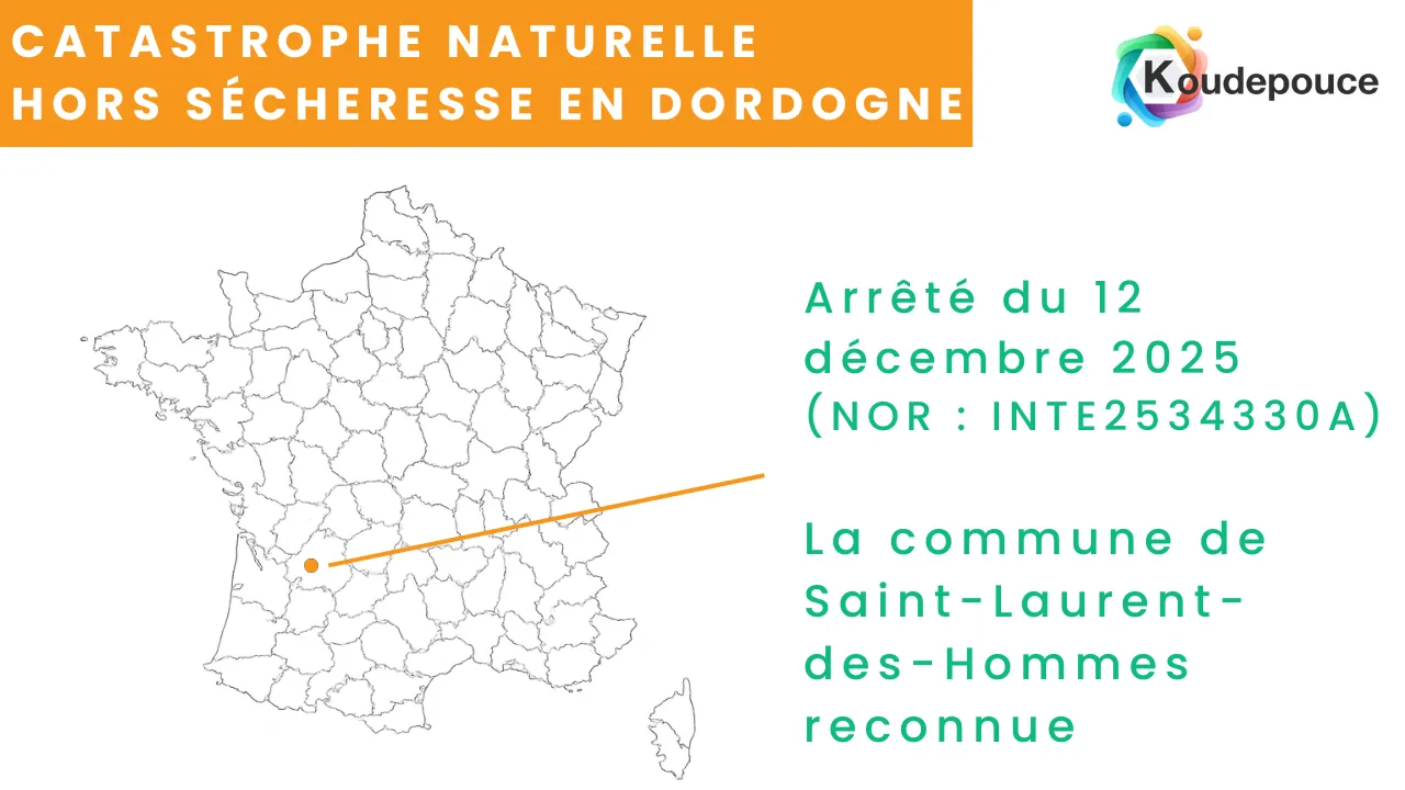 Saint-Laurent-des-Hommes reconnu en catastrophe naturelle le 11 décembre 2025